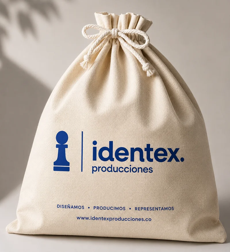 Bolsa en tela lienzo Identex